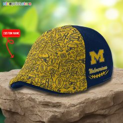 Michigan Wolverines NCAA Premium Ivy Cap, Flat Cap M07