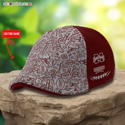 Mississippi State Bulldogs NCAA2 Premium Ivy Cap, Flat Cap M07