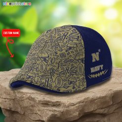 Navy Midshipmen NCAA2 Premium Ivy Cap, Flat Cap M07