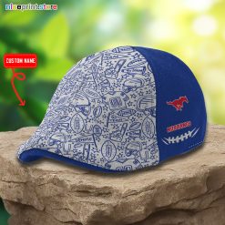 SMU Mustangs NCAA2 Premium Ivy Cap, Flat Cap M07