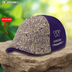 Washington Huskies NCAA2 Premium Ivy Cap, Flat Cap M07