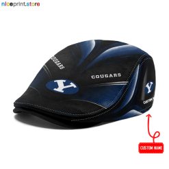 BYU Cougars NCAA Jeff Cap, Flat Cap, Driving Cap M71