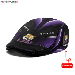LSU Tigers NCAA Jeff Cap, Flat Cap, Driving Cap M71