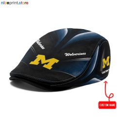 Michigan Wolverines NCAA Jeff Cap, Flat Cap, Driving Cap M71