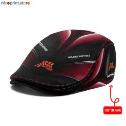 Minnesota Golden Gophers NCAA2 Jeff Cap, Flat Cap, Driving Cap M71