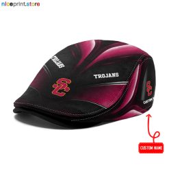 USC Trojans NCAA2 Jeff Cap, Flat Cap, Driving Cap M71