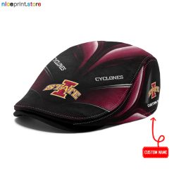 Iowa State Cyclones NCAA3 Jeff Cap, Flat Cap, Driving Cap M71
