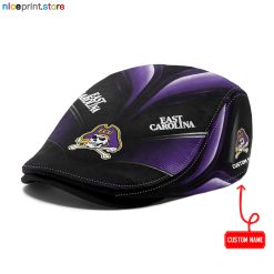 East Carolina Pirates NCAA4 Jeff Cap, Flat Cap, Driving Cap M71