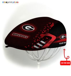 Georgia Bulldogs NCAA Jeff Cap, Flat Cap, Driving Cap M70