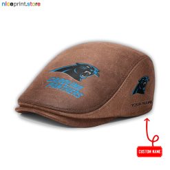 Carolina Panthers NFL Leather Flat Caps M01