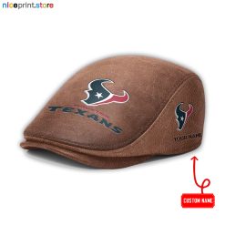 Houston Texans NFL Leather Flat Caps M01