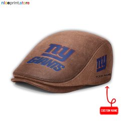 New York Giants NFL Leather Flat Caps M01