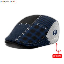 BYU Cougars NCAA Jeff Cap, Flat Cap, Driving Cap M75