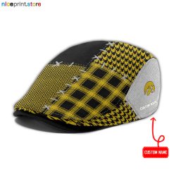 Iowa Hawkeyes NCAA Jeff Cap, Flat Cap, Driving Cap M75