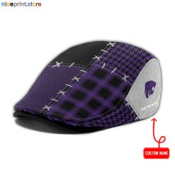 Kansas State Wildcats NCAA Jeff Cap, Flat Cap, Driving Cap M75