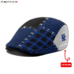 Kentucky Wildcats NCAA Jeff Cap, Flat Cap, Driving Cap M75