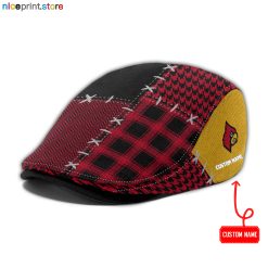 Louisville Cardinals NCAA Jeff Cap, Flat Cap, Driving Cap M75