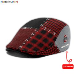 Ohio State Buckeyes NCAA Jeff Cap, Flat Cap, Driving Cap M75