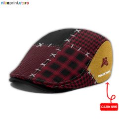Minnesota Golden Gophers NCAA2 Jeff Cap, Flat Cap, Driving Cap M75