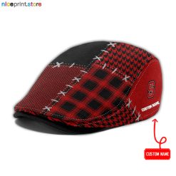 NC State Wolfpack NCAA2 Jeff Cap, Flat Cap, Driving Cap M75