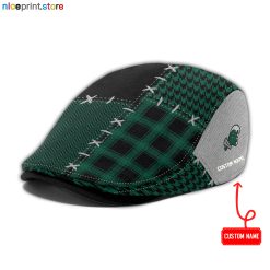 Tulane Green Wave NCAA2 Jeff Cap, Flat Cap, Driving Cap M75