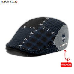 Connecticut Huskies NCAA4 Jeff Cap, Flat Cap, Driving Cap M75