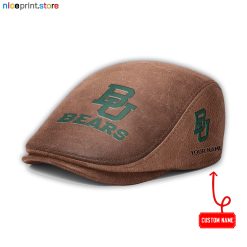 Baylor Bears NCAA3 Leather Flat Caps M01