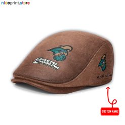 COASTAL CAROLINA CHANTICLEERS NCAA3 Leather Flat Caps M01