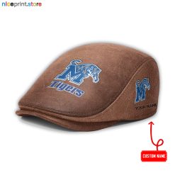 Memphis Tigers NCAA3 Leather Flat Caps M01