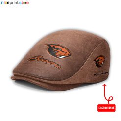 Oregon State Beavers NCAA3 Leather Flat Caps M01