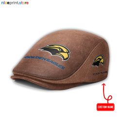 Southern Miss Golden Eagles NCAA3 Leather Flat Caps M01