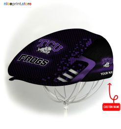 TCU Horned Frogs NCAA2 Jeff Cap, Flat Cap, Driving Cap M70