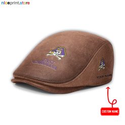 East Carolina Pirates NCAA4 Leather Flat Caps M01
