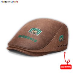 Ohio Bobcats NCAA4 Leather Flat Caps M01