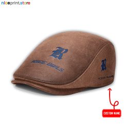 Rice Owls NCAA4 Leather Flat Caps M01
