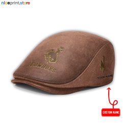 Wyoming Cowboys NCAA4 Leather Flat Caps M01