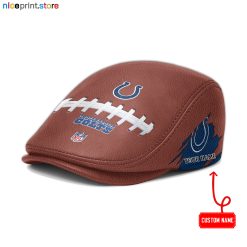 Indianapolis Colts NFL Leather Flat Caps M02