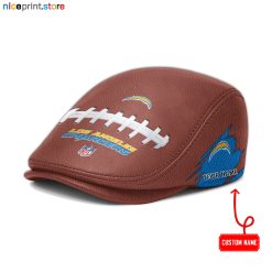 Los Angeles Chargers NFL Leather Flat Caps M02