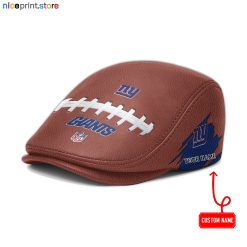 New York Giants NFL Leather Flat Caps M02