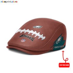 Philadelphia Eagles NFL Leather Flat Caps M02
