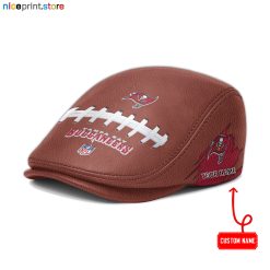 Tampa Bay Buccaneers NFL Leather Flat Caps M02