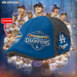 Los Angeles Dodgers 2025 World Series Champions Ivy Cap, Flat Cap M01