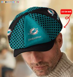 Miami Dolphins NFL Baker Boy Cap - Newsboy Cap M08
