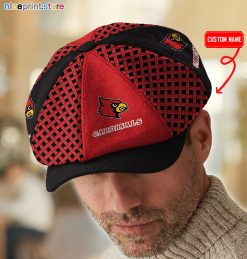 Louisville Cardinals NCAA Baker Boy Cap - Newsboy Cap M08