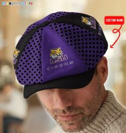 LSU Tigers NCAA Baker Boy Cap - Newsboy Cap M08