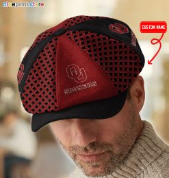 Oklahoma Sooners NCAA Baker Boy Cap - Newsboy Cap M08