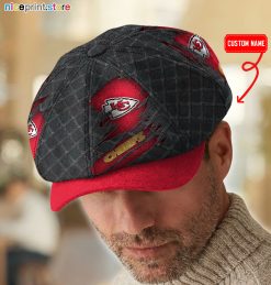 Kansas City Chiefs NFL Baker Boy Cap - Newsboy Cap M09