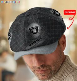 Las Vegas Raiders NFL Baker Boy Cap - Newsboy Cap M09