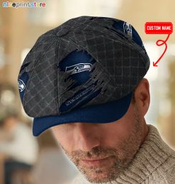 Seattle Seahawks NFL Baker Boy Cap - Newsboy Cap M09