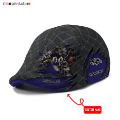 Baltimore Ravens NFL Ivy Cap, Flat Cap M10